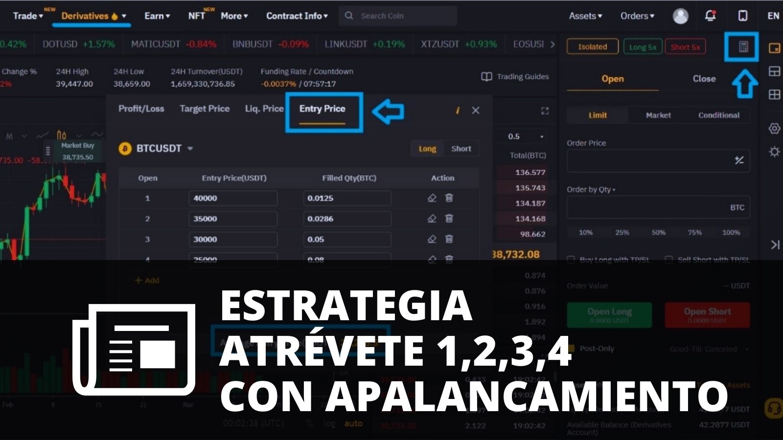 ESTRATEGIA ATRÉVETE 1,2,3,4 CON APALANCAMIENTO