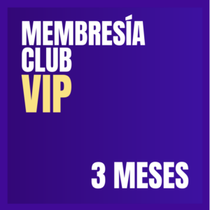 Membresía Club VIP – Promoción por pago trimestral