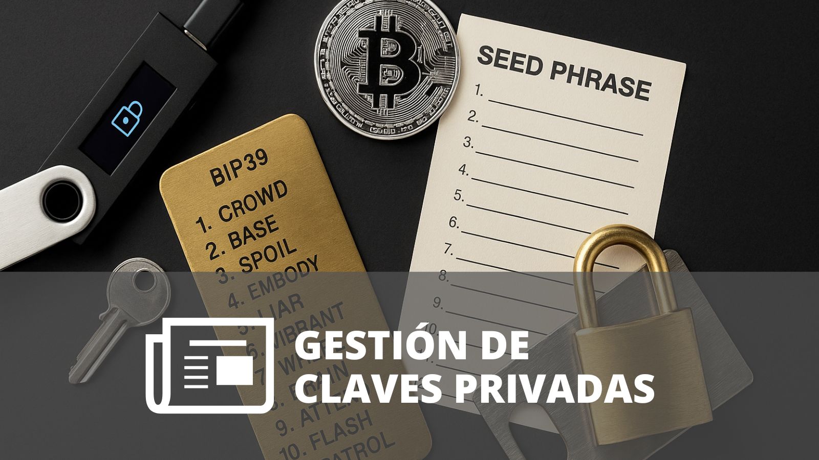 ¿CÓMO GUARDAR NUESTRAS LLAVES PRIVADAS DE FORMA SEGURA?